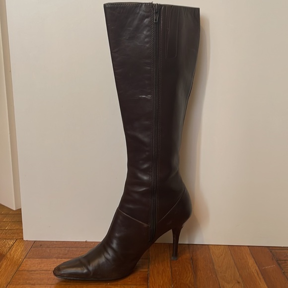 Knee-high, pointed toe, high-heeled boots - Picture 5 of 8